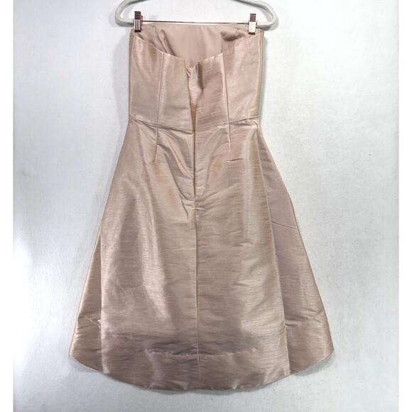 Alfred Sung Dress Women 4 Strapless or With Straps High Low Formal Pockets NWT - Picture 2 of 14
